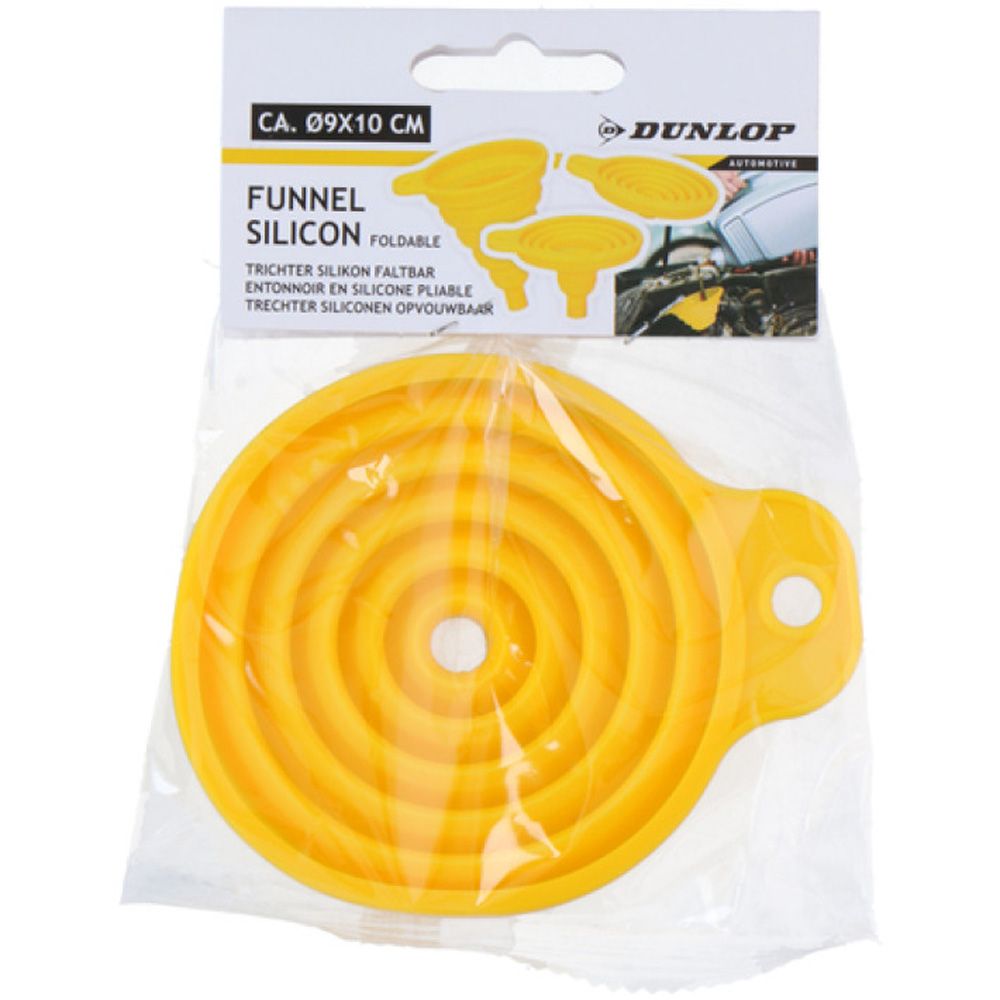 Dunlop hopfällbar tratt av silikon