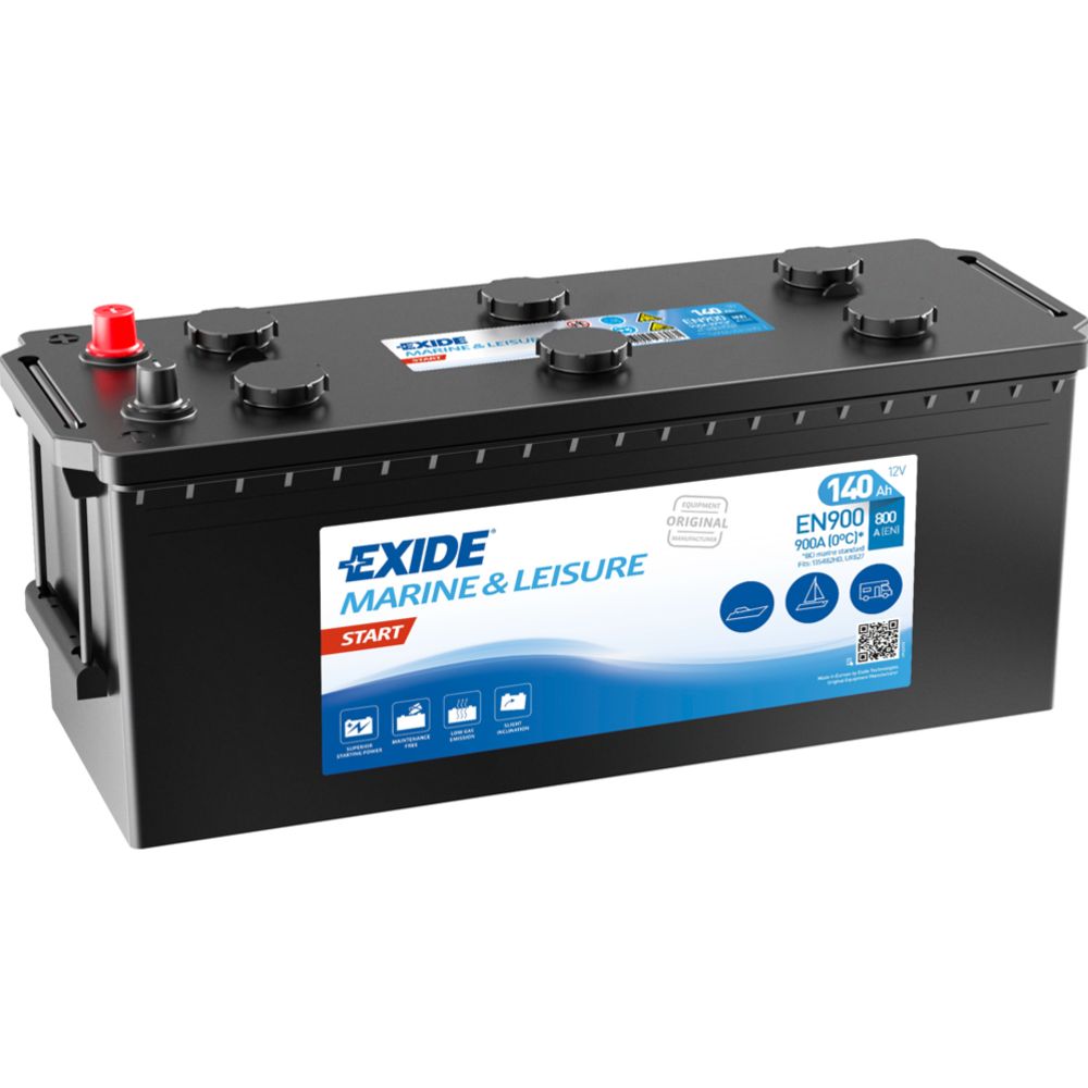 Exide Start EN900 140Ah/800A akku P515xL190xK225