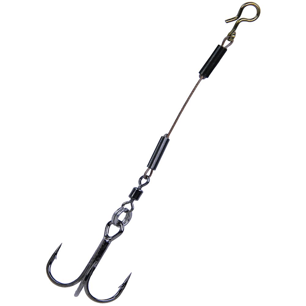 K.P Baits lisäkoukku leikarilla 12 kg 4 cm #4 2 kpl