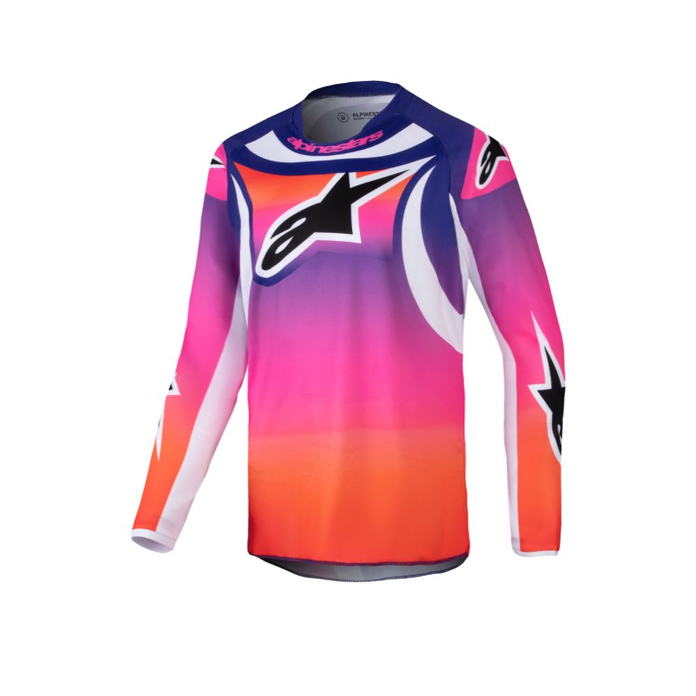 Alpinestars Racer Wurx crosströja barn lila/röd/vit