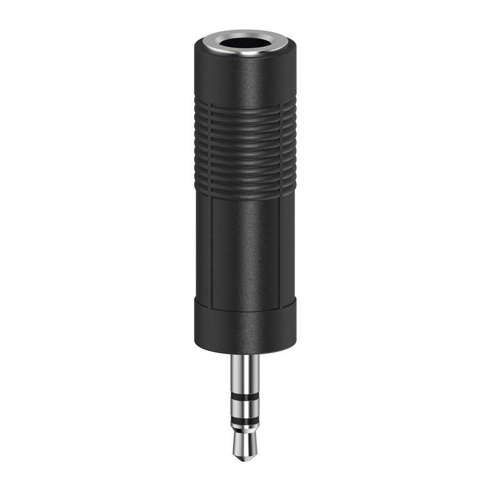 Hama audioadapter, 3,5 mm hane - 6,3 mm hona