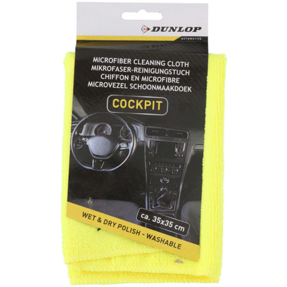 Dunlop mikrofiberduk för bilinteriör 35 x 35 cm