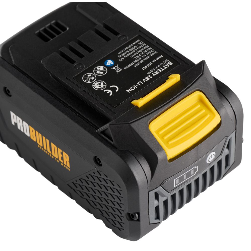 Probuilder aku, 18 V, Li-ioon, 6 Ah