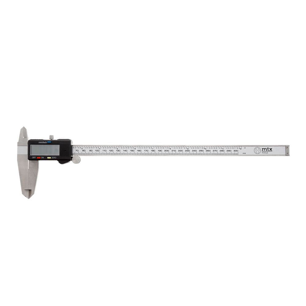 MTX Tools digitalt skjutmått rostfritt stål 0–300 mm