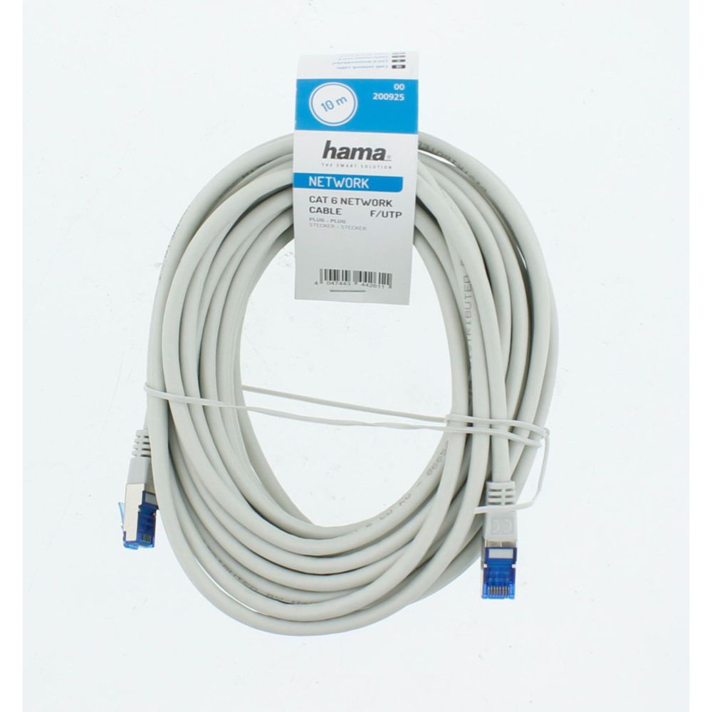 Hama võrgukaabel CAT-6 RJ45 isane - RJ45 isane F/UTP 10,0 m