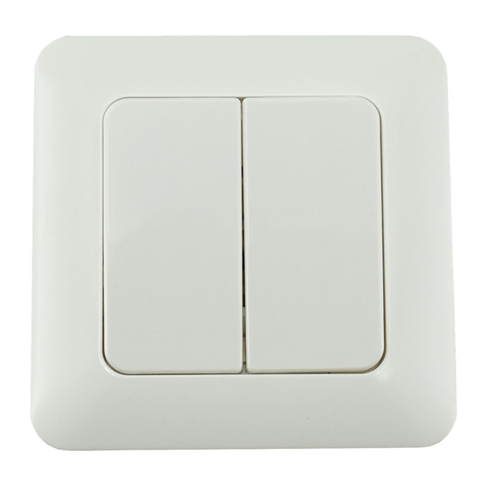Harju brytare infälld kron 5 1/6 16 A IP20 vit