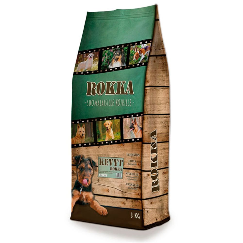 Kevyt Rokka koiranruoka 15 kg