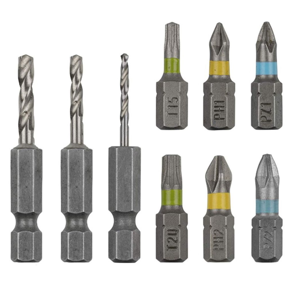 Wolfcraft® Flipbit-komplekt kruvimine 9 osa