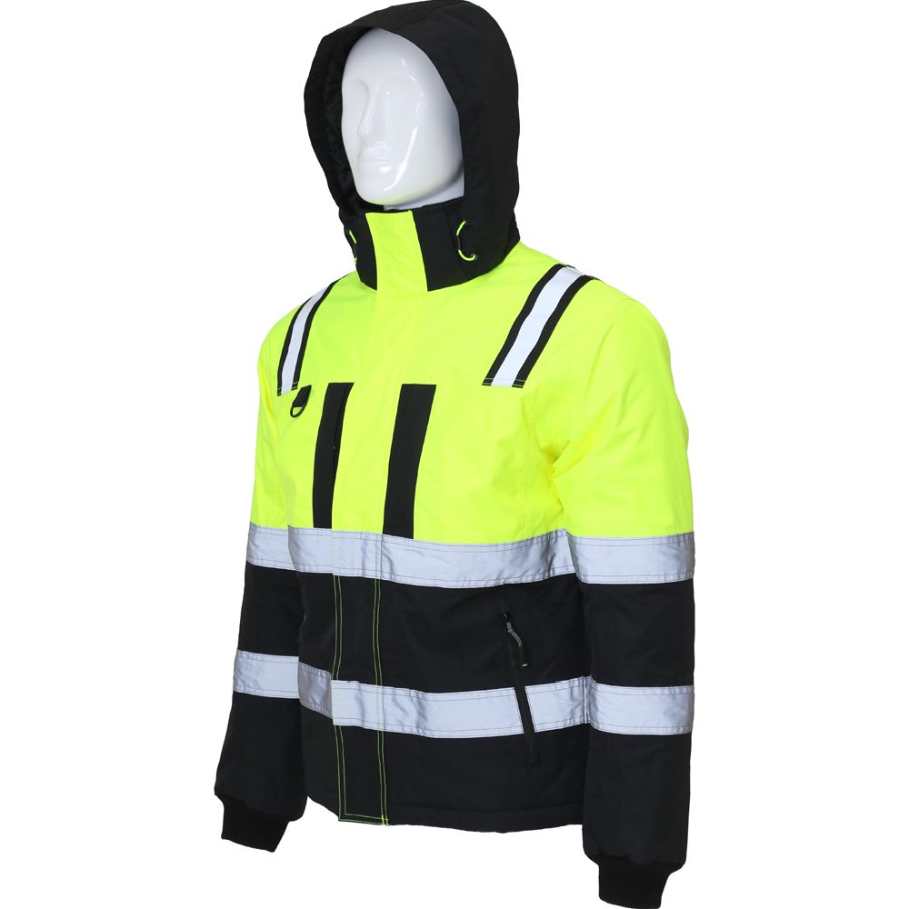 MTX Workgear talvitakki hi-vis keltainen/musta