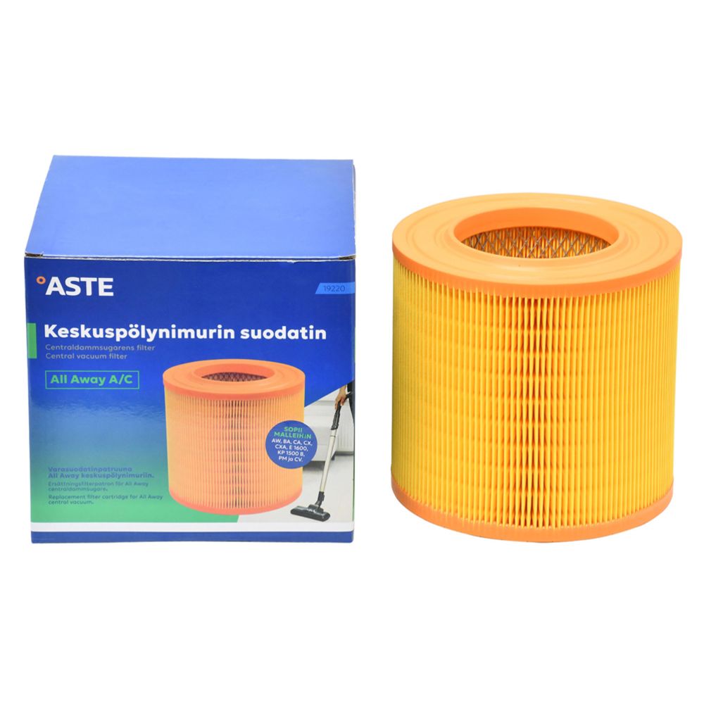 Aste Allaway keskuspölynimurin suodatin A/C