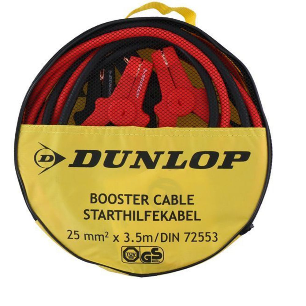 Dunlop apukäynnistyskaapelit 3,5 m 25 mm² 350 A