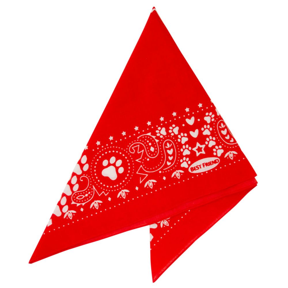 Best Friend Repeltec Bandana  punainen 55x55cm