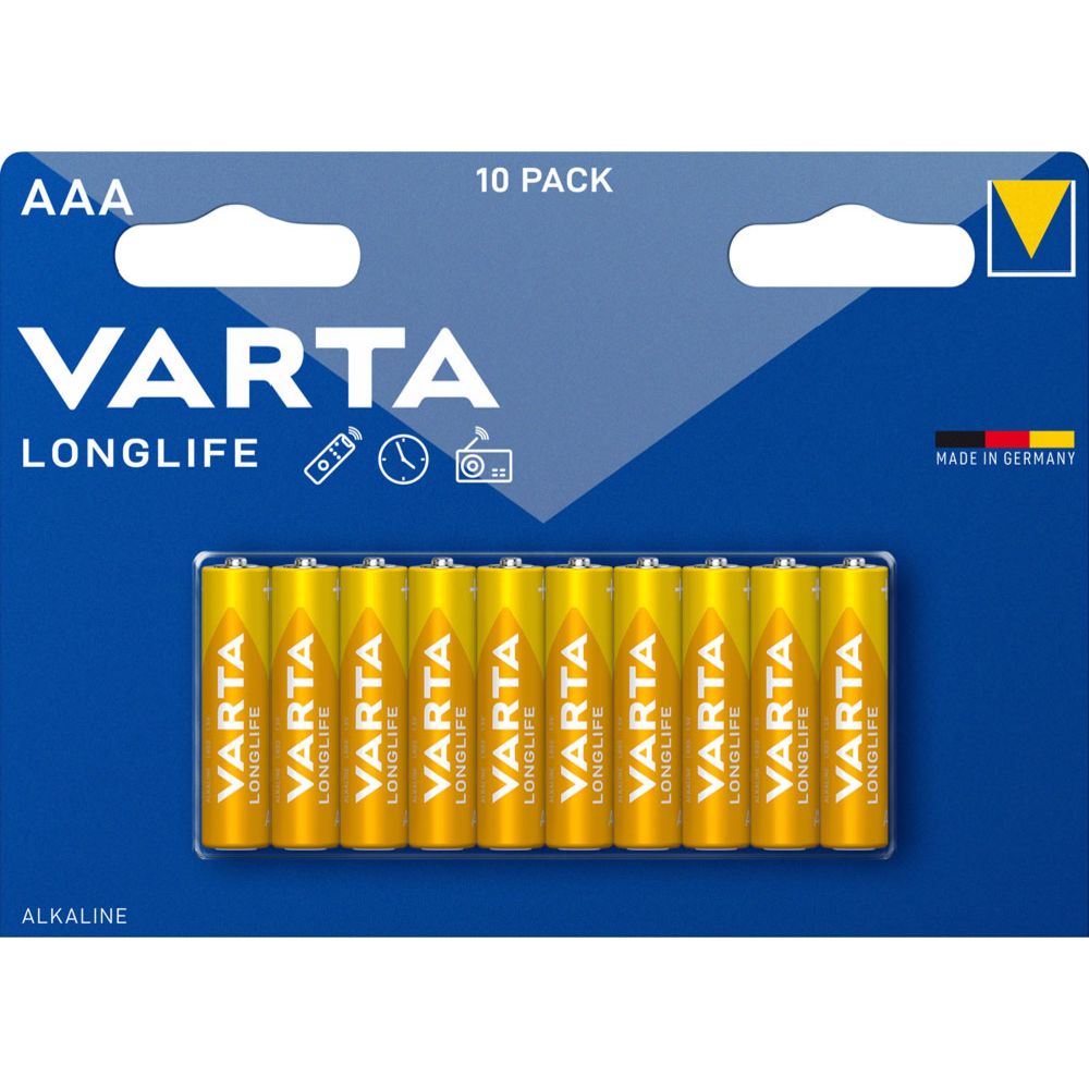 VARTA Longlife AAA paristo 10 kpl