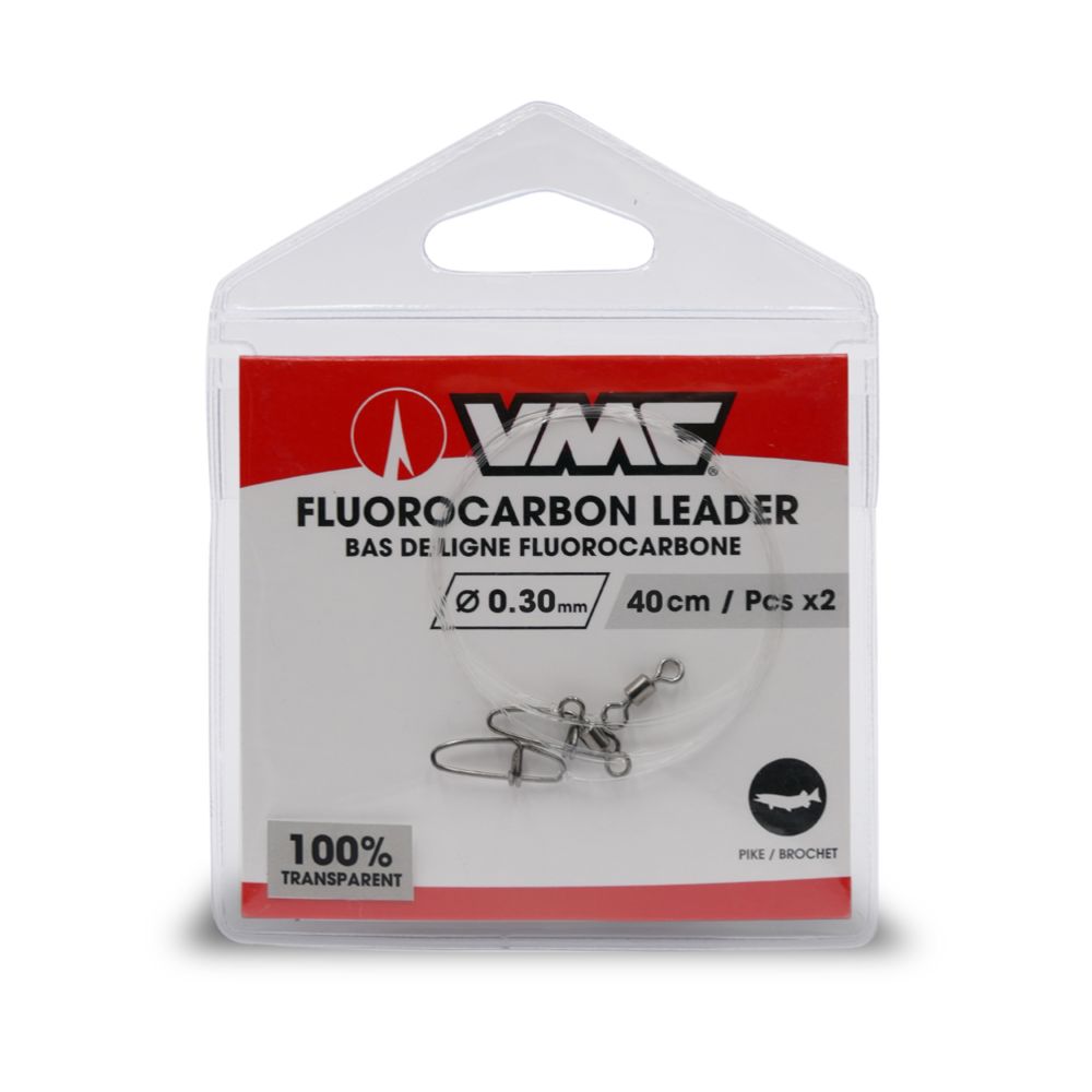 VMC Fluoro landitross 40 cm 0,68 mm 2 kpl