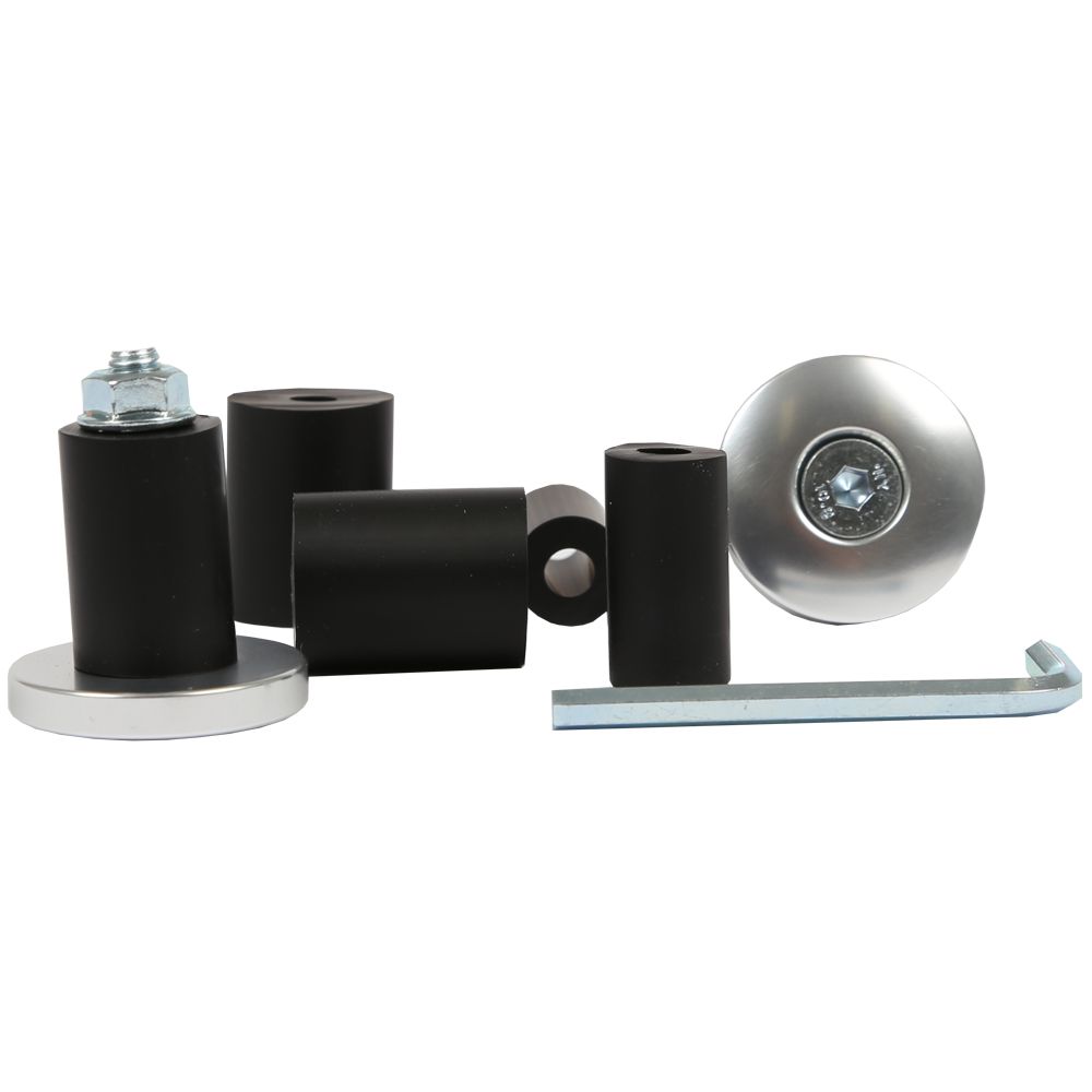 DZ Hardware styrändar silver