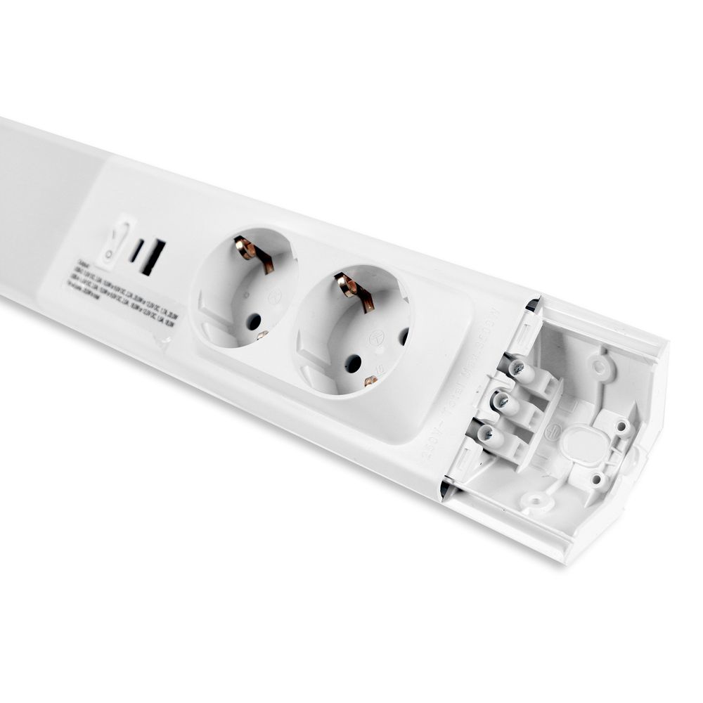Led Energie työpistevalaisin USB-porteilla 18 W 1750 lm 4000 K valkoinen