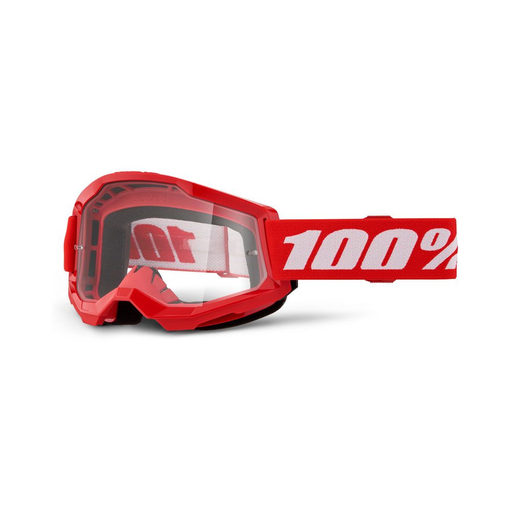 100% Strata 2 Red crossglasögon klar lins