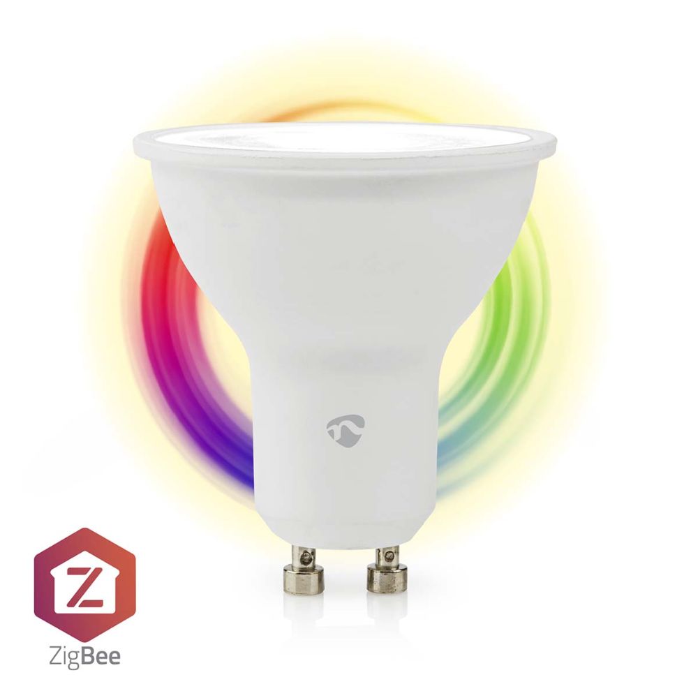 Nedis SmartLife Zigbee 3.0 spotlight GU10 RGB färger och vitt
