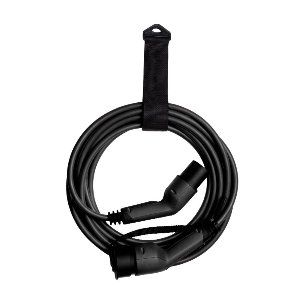 Defa eConnect laddkabel för elfordon 4,6 kW 5 m, svart