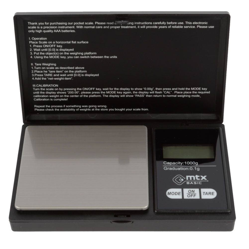 MTX Basic täppiskaal, 0,1—1000 g