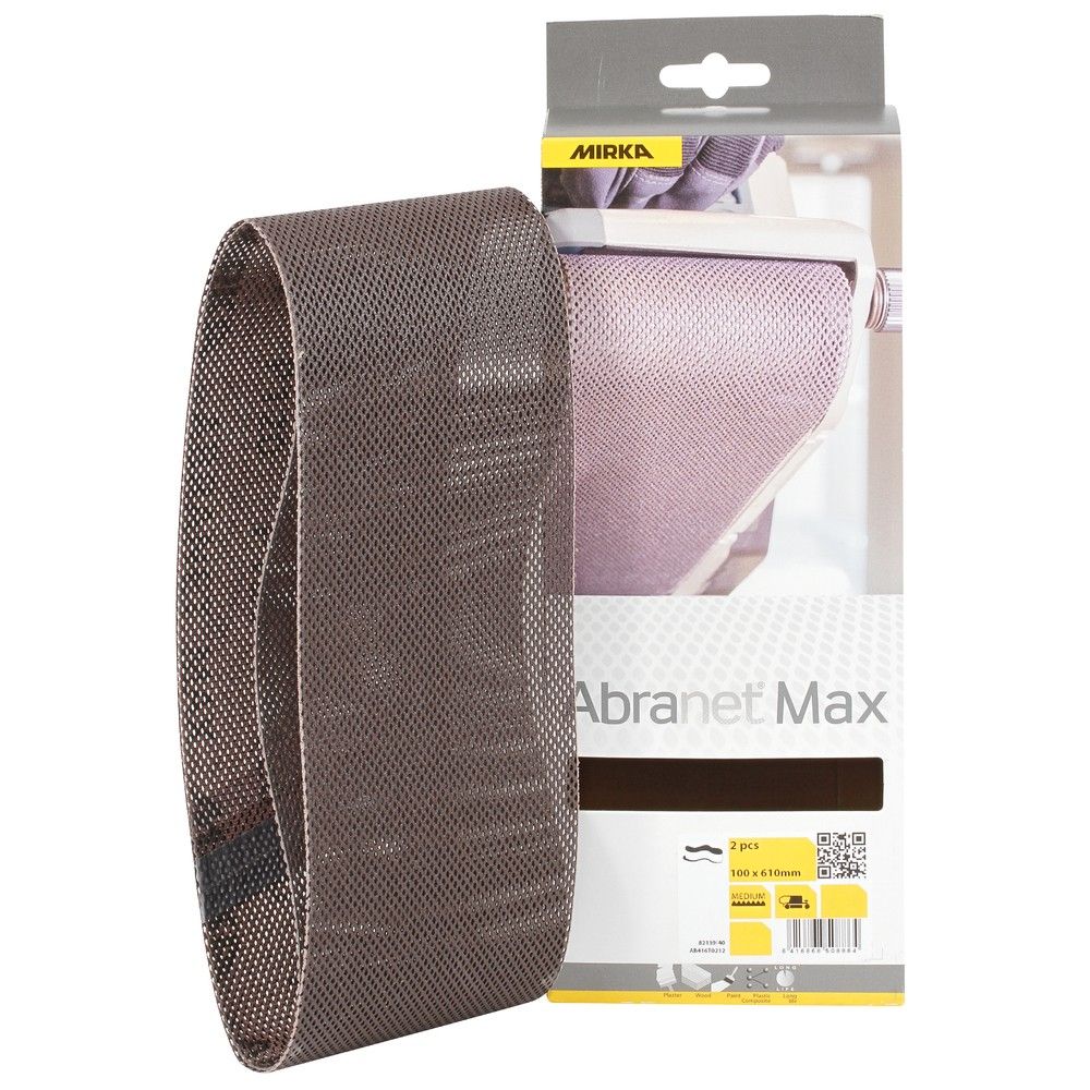 Mirka Abranet lihvvõrgu lint 100 x 610 mm K120 2 tk