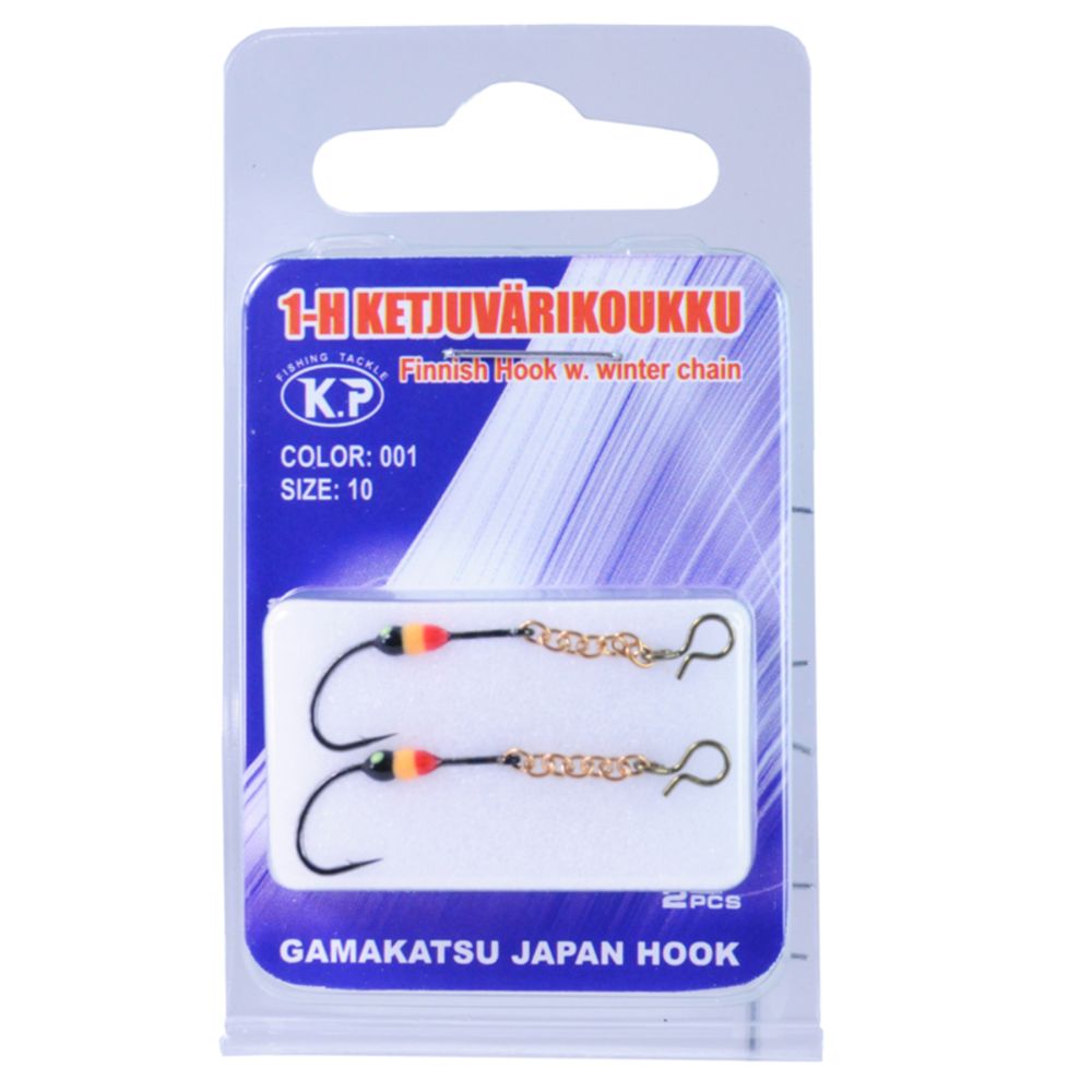 K.P väriketjukoukku koko: 10 Väri: 001 2 kpl