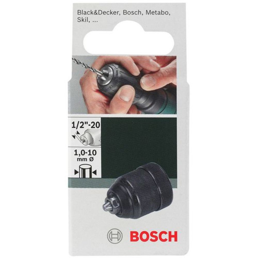 Bosch porakoneen pikaistukka 1,0-10,0 mm