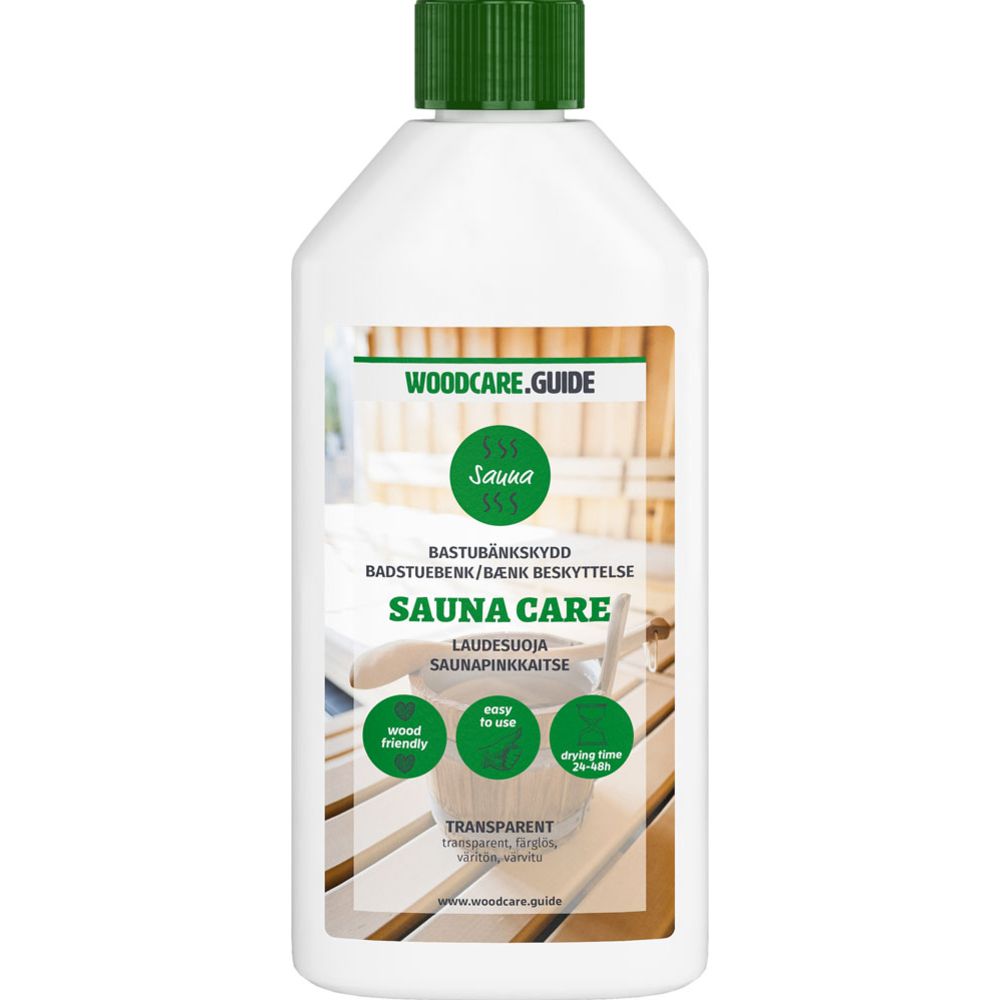 Woodcare Sauna Care skyddsmedel för bastulavar 250 ml