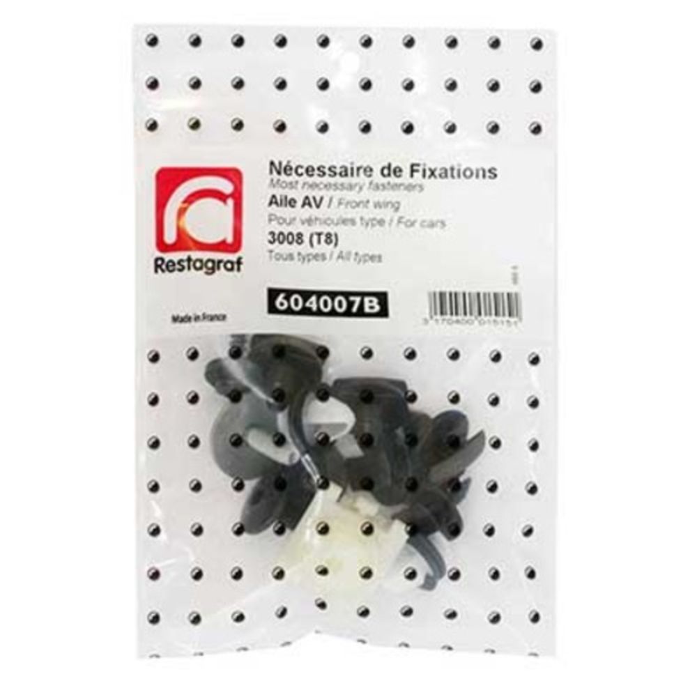 Fästsats Peugeot stänkskydd 604007B 12 delar