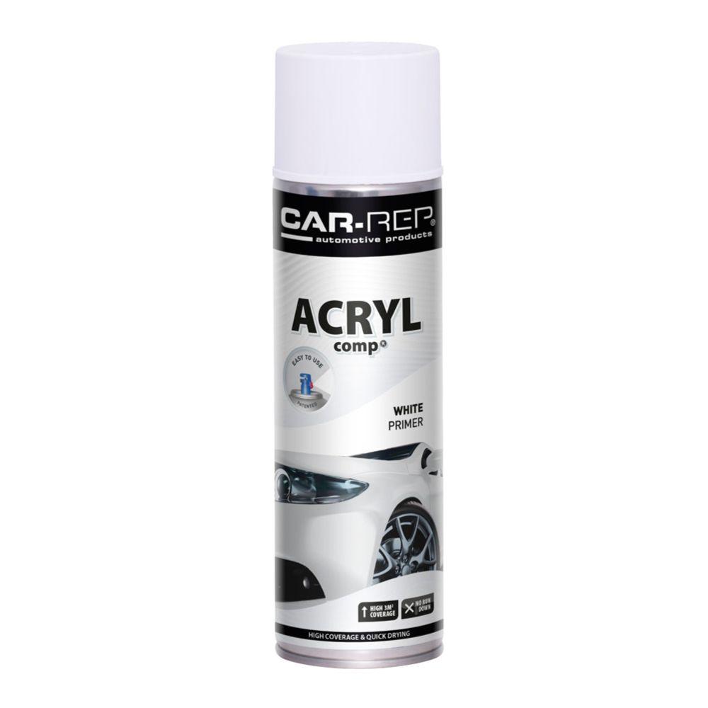 CAR-REP ACRYLcomp akrüülalusvärv valge 500 ml