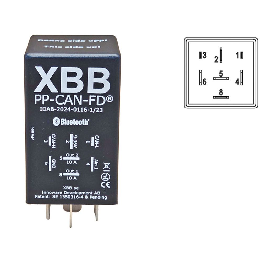 XBB Can-busi lülitusrelee PP-CAN-FD