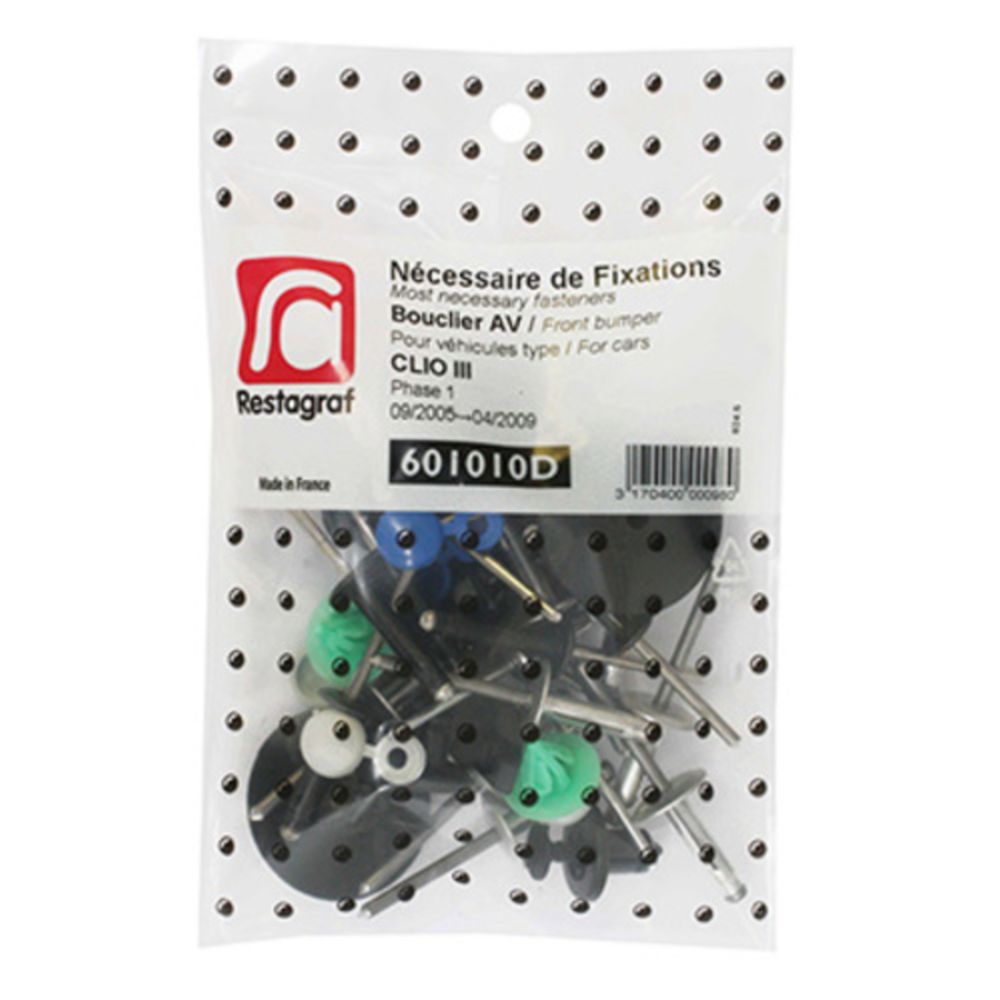 Kinnituskomplekt Renault esipamper 601010D 28 osa