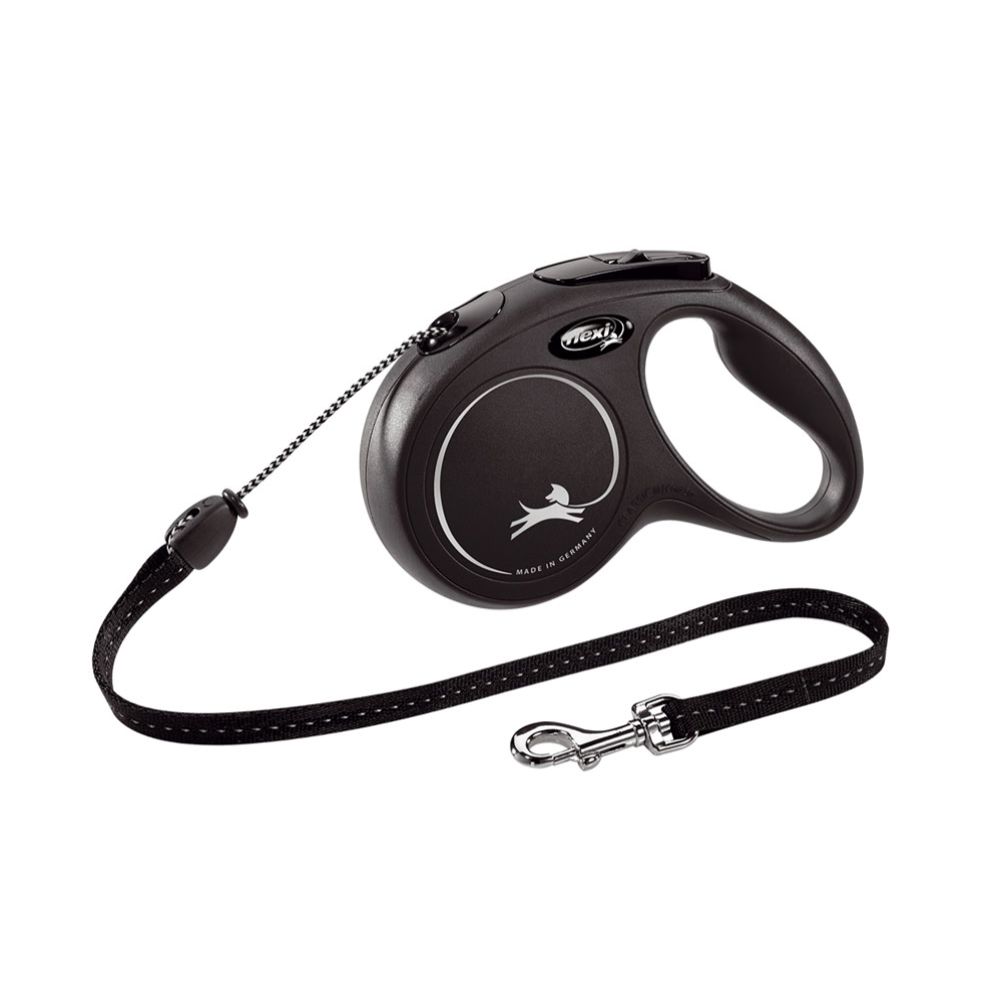 Flexi New Classic M/20 kg 5 m svart