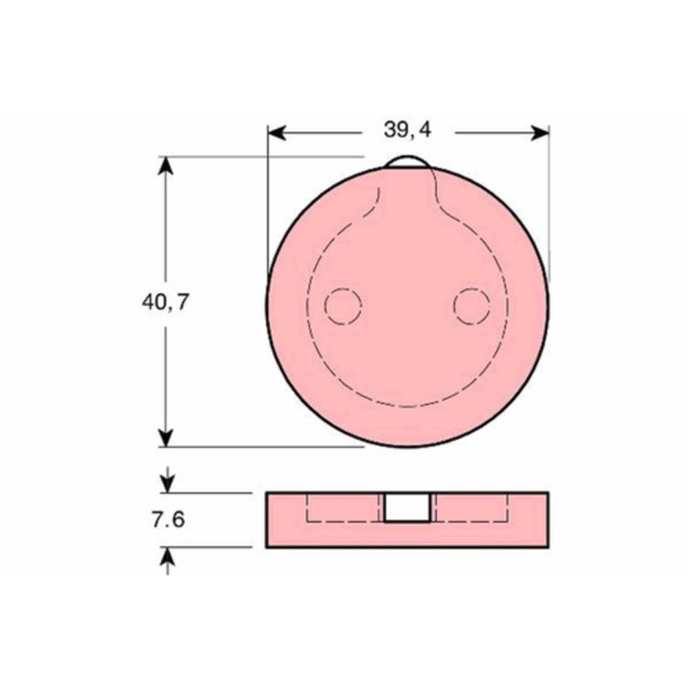 Pysäköintijarrun jarrupalasarja 97-22942