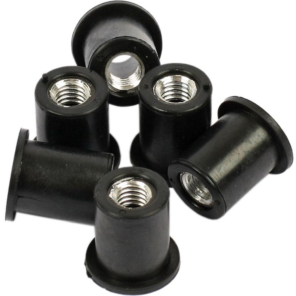 DZ Hardware gummimuttersats M6‭ ‬6‭ ‬st.