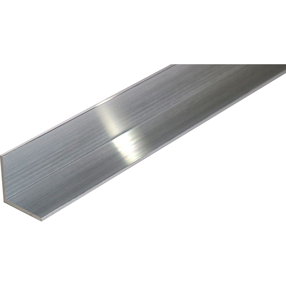 Vinkelprofil aluminium 30 x 30 x 2,0 mm 2 m