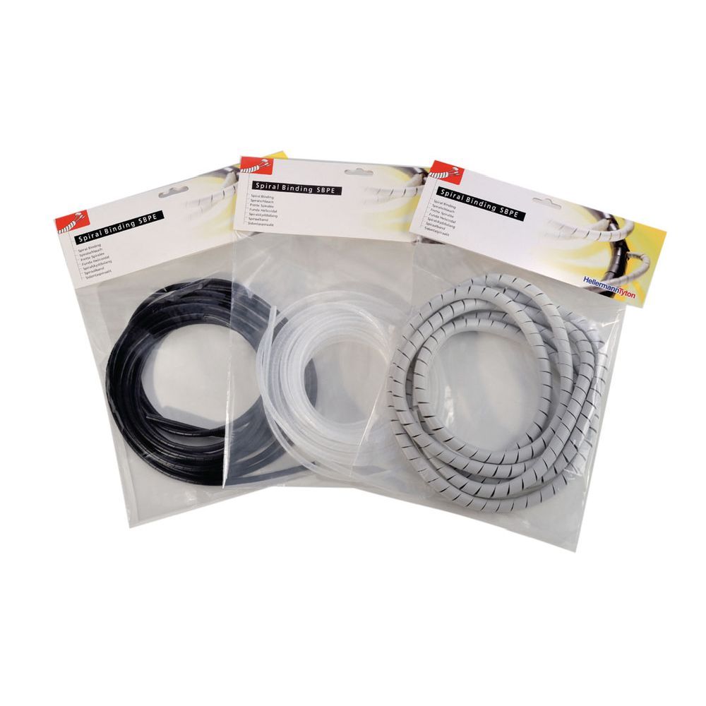 HellermannTyton SBPE sidontaspiraali 5-20 mm musta 5 m