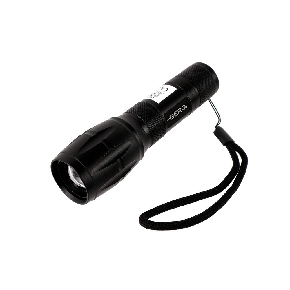 Berg LED-taskulamppu säädettävä valokeila 300 lm 3 x AAA