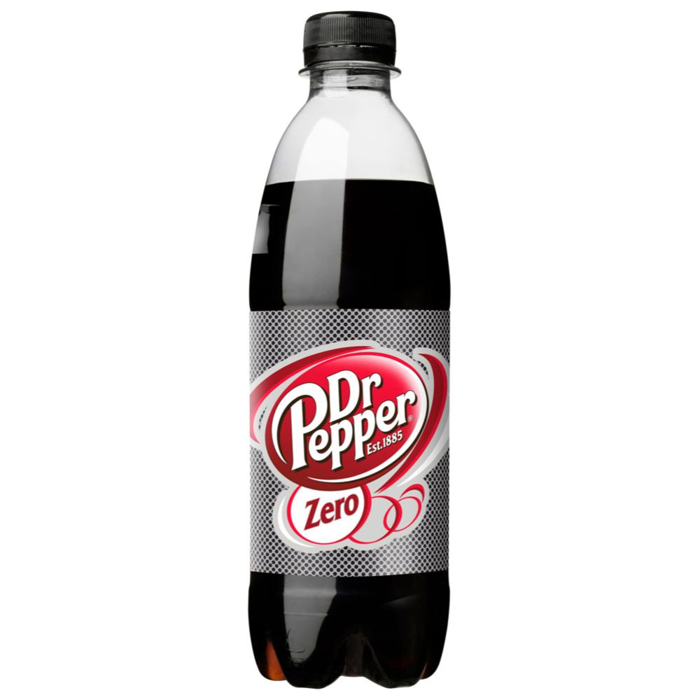Dr Pepper Zero virvoitusjuoma muovipullo 0,5 L