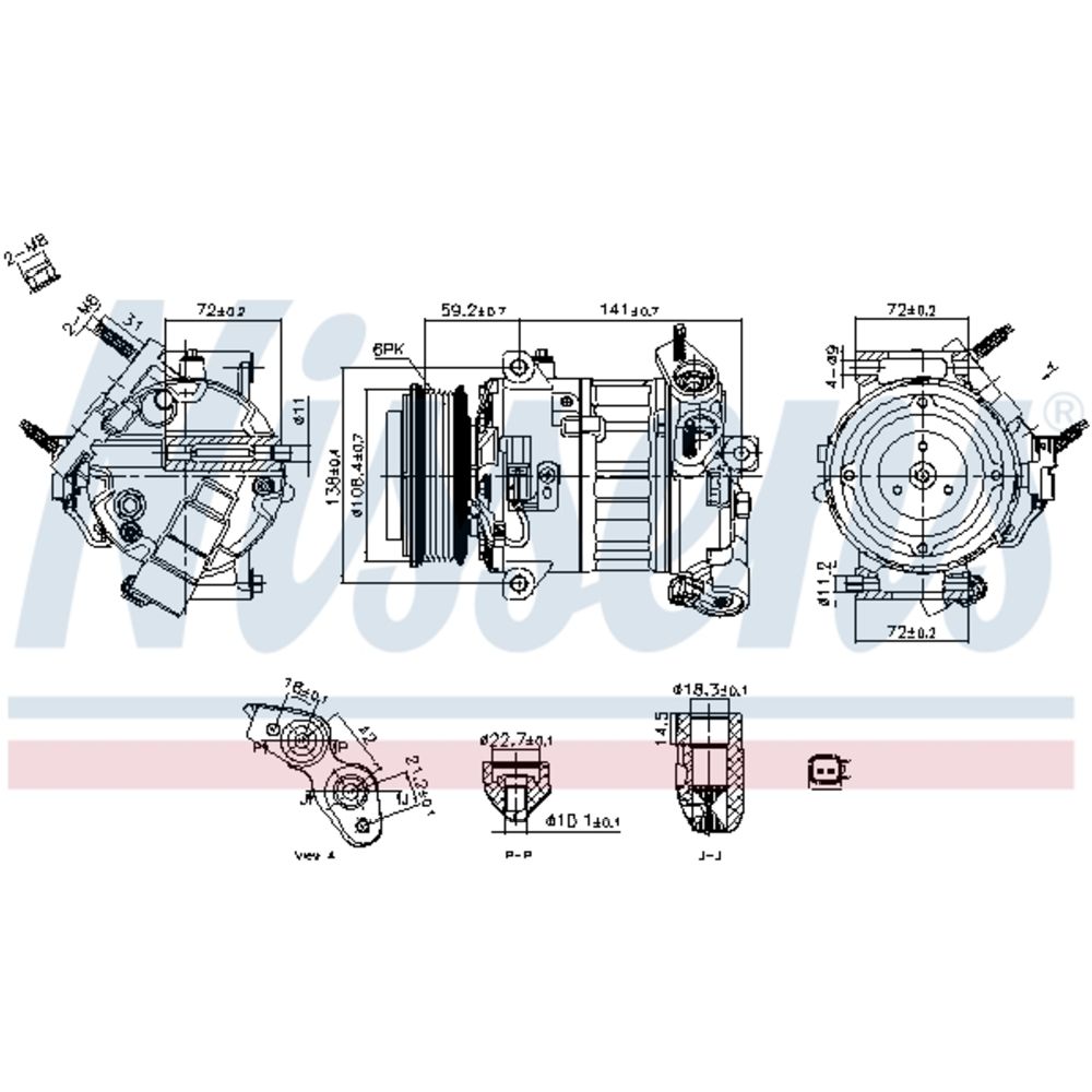Ilmastointilaitteen kompressori 30-05192