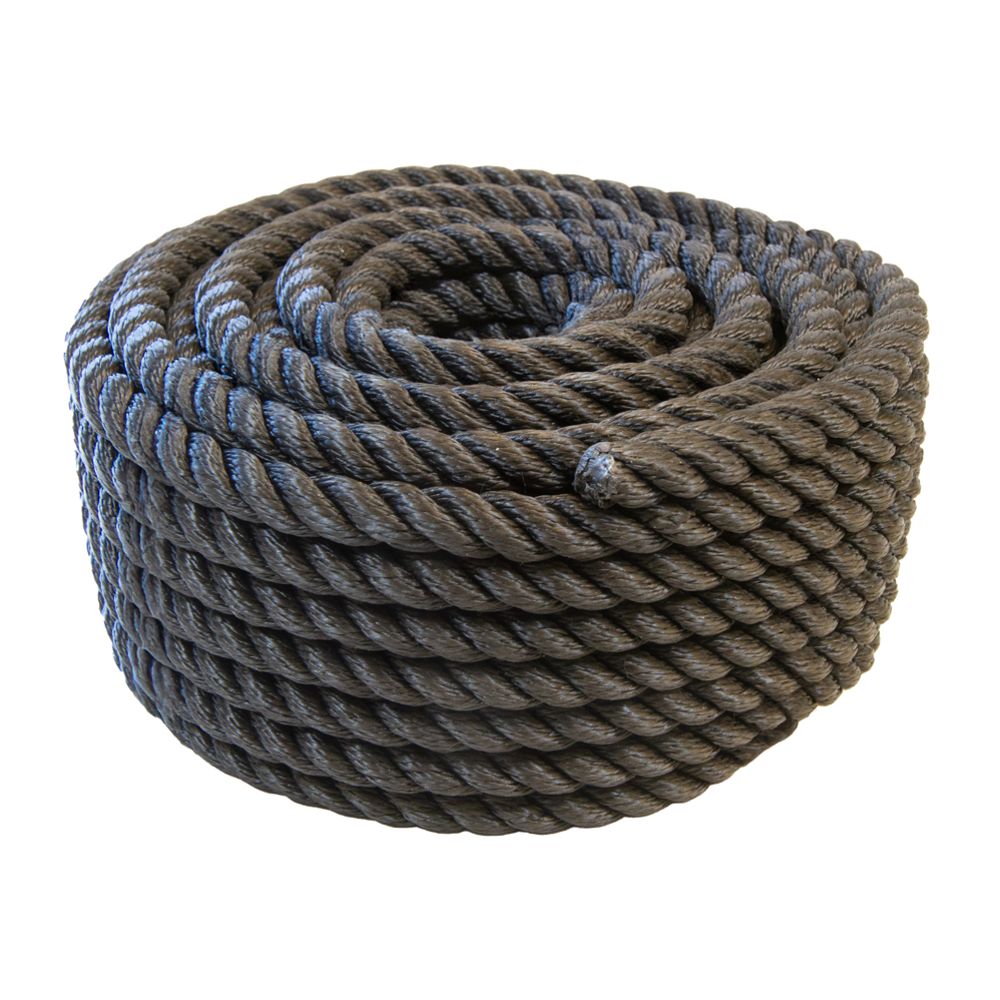 Carlmarks PAC-Soft polypropeeniköysi musta 14 mm 20 m