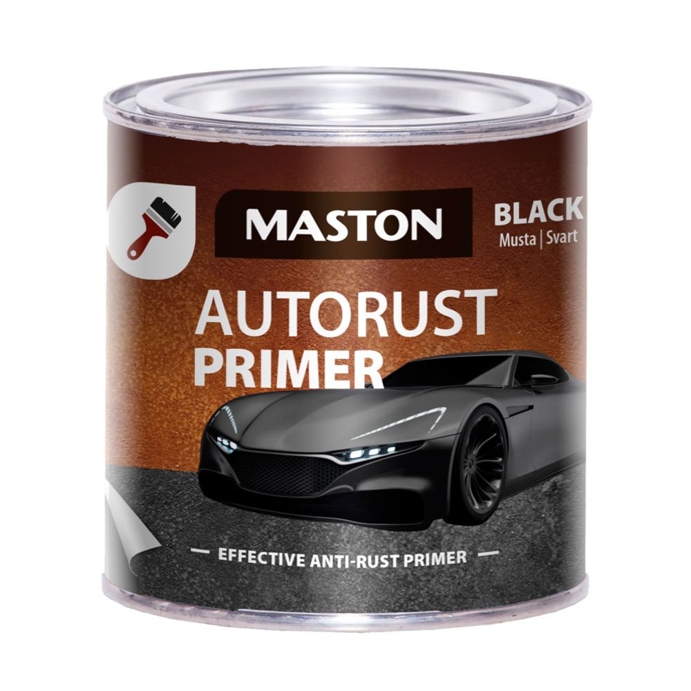 Maston AutoRust Primer Ruostesuojapohjamaali musta 250 ml