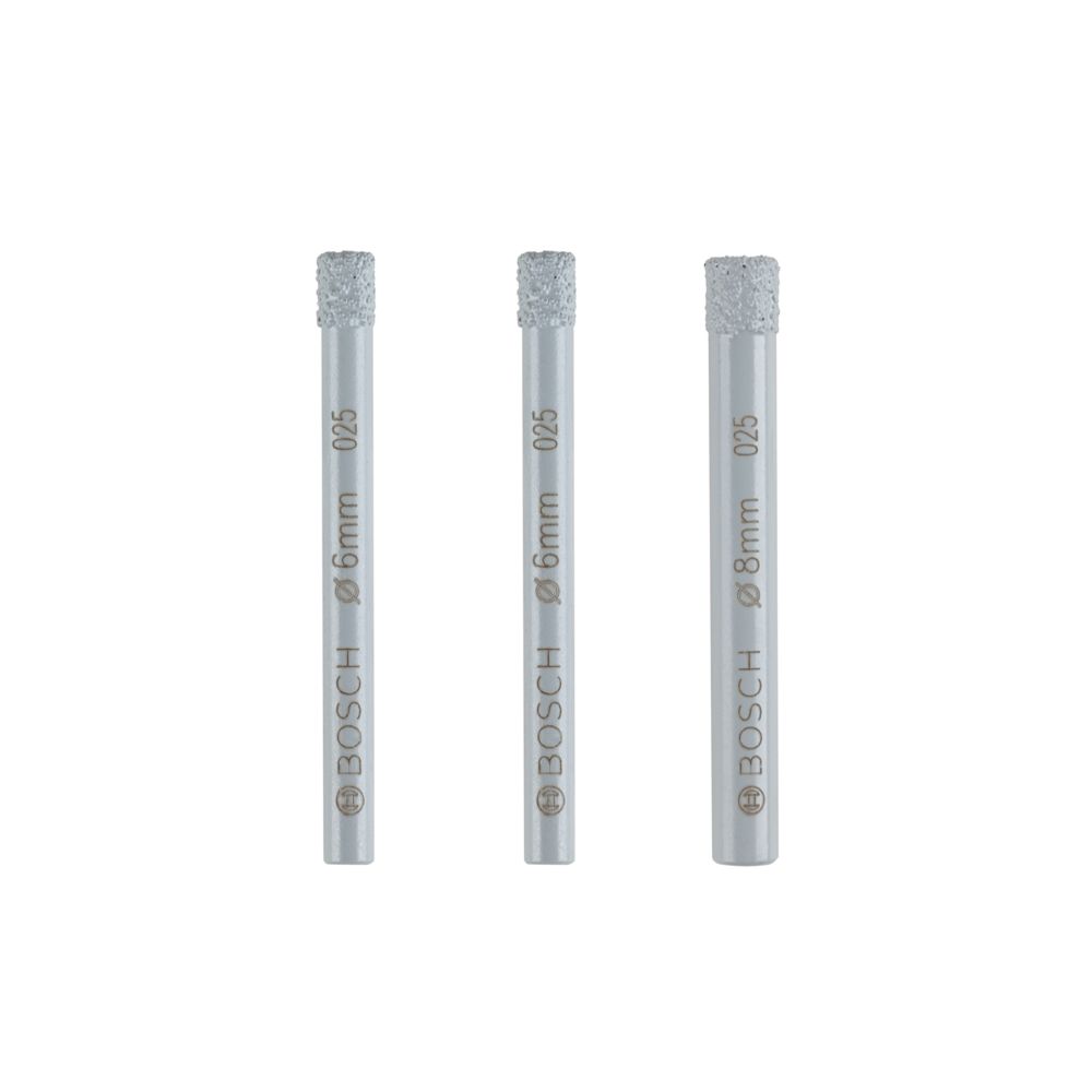 Bosch Ceramic Dry timanttiporanteräsarja 6/6/8 x 66 mm 3 kpl