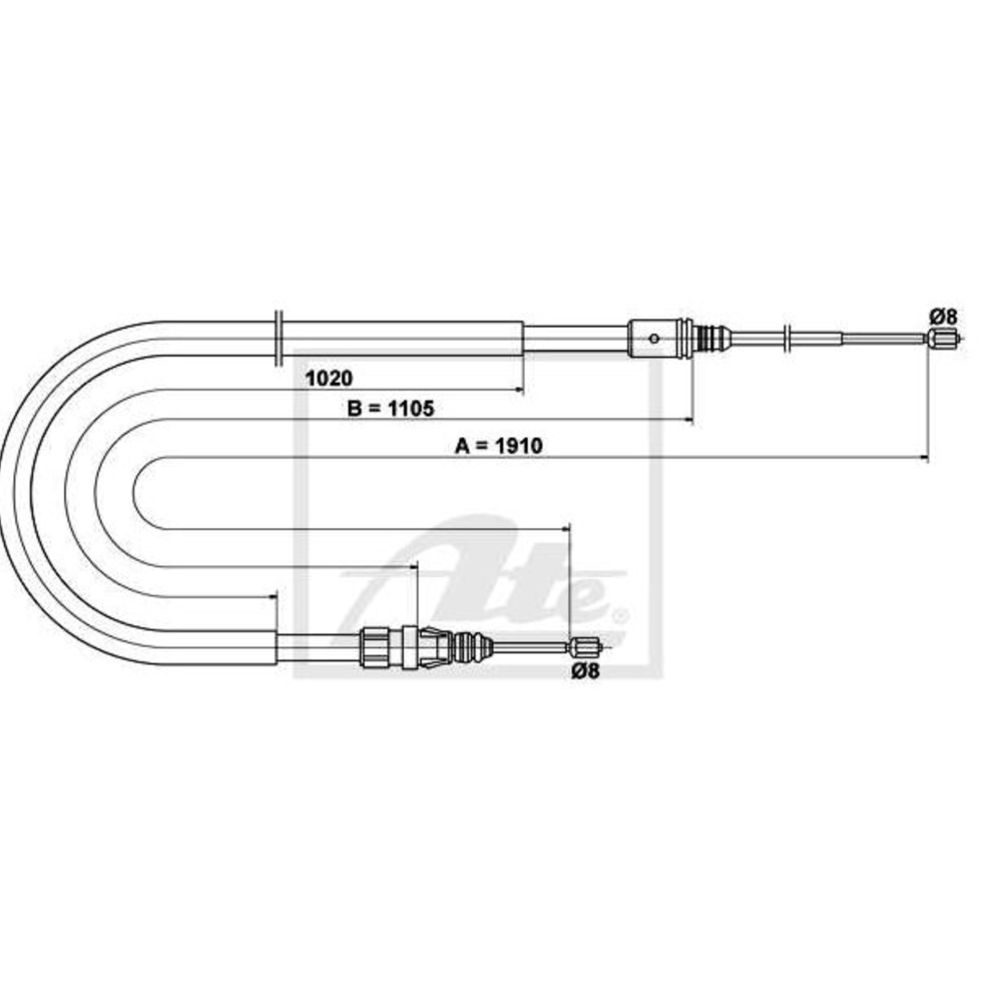 Käsijarruvaijeri 24-7911