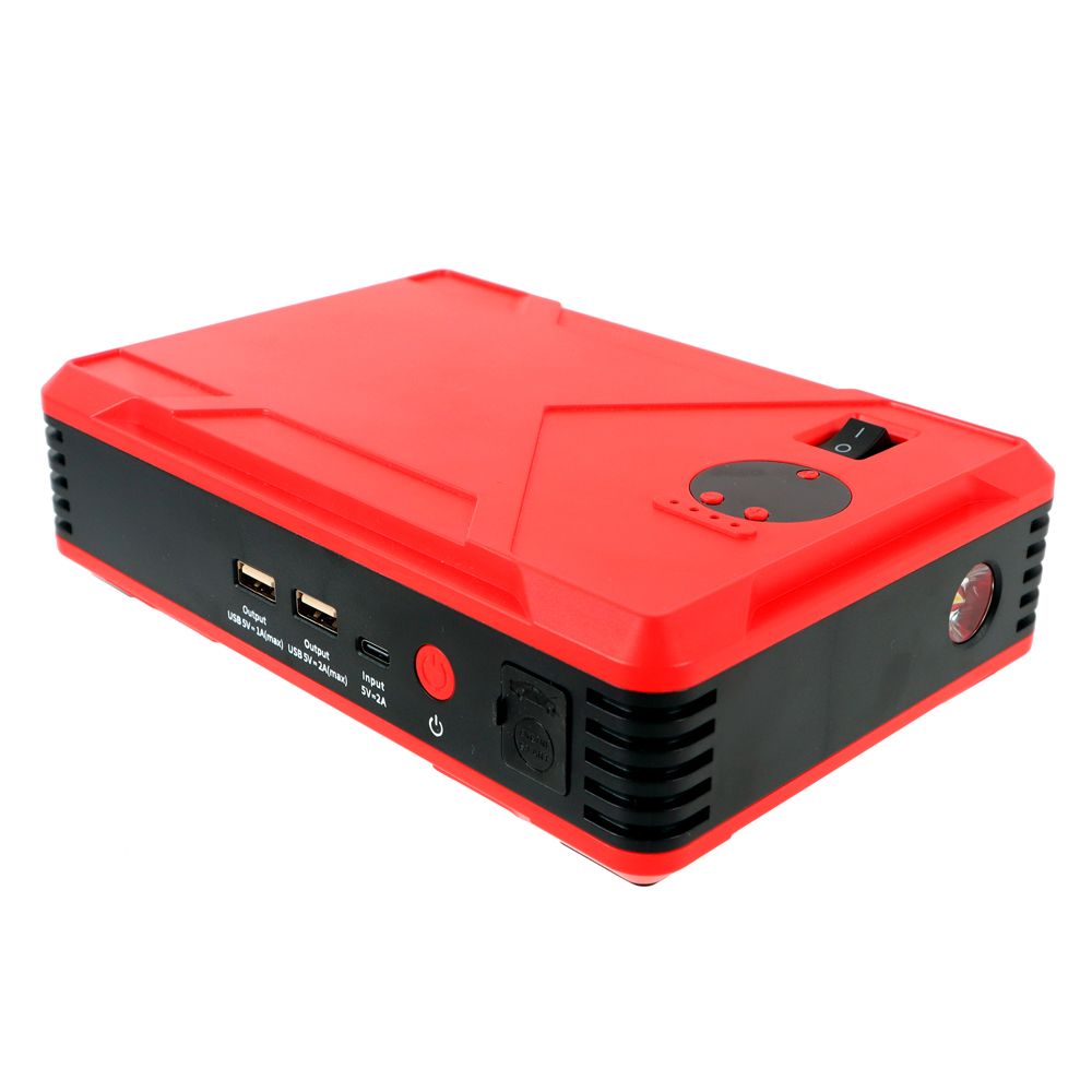 AX4 Starthjälp med luftkompressor 12 V 500/1000 A 14000 mAh