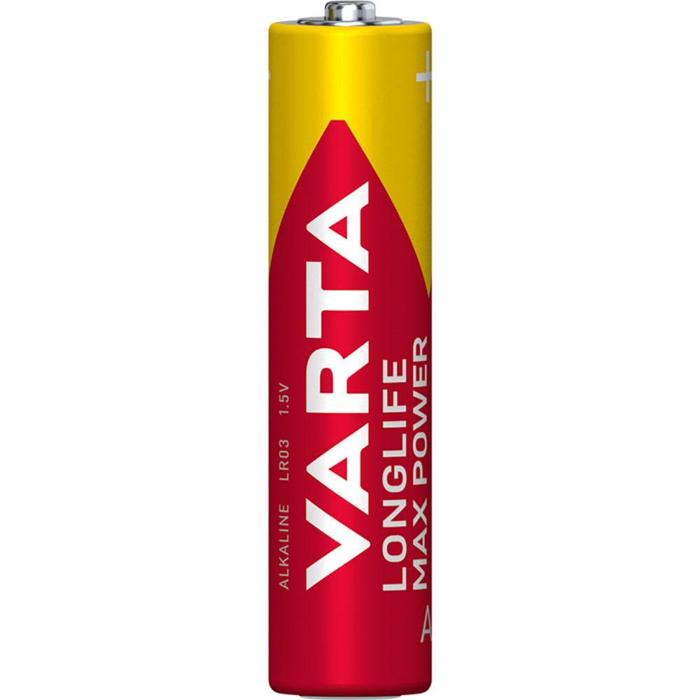 VARTA Longlife max power AAA patarei, 8-pakk