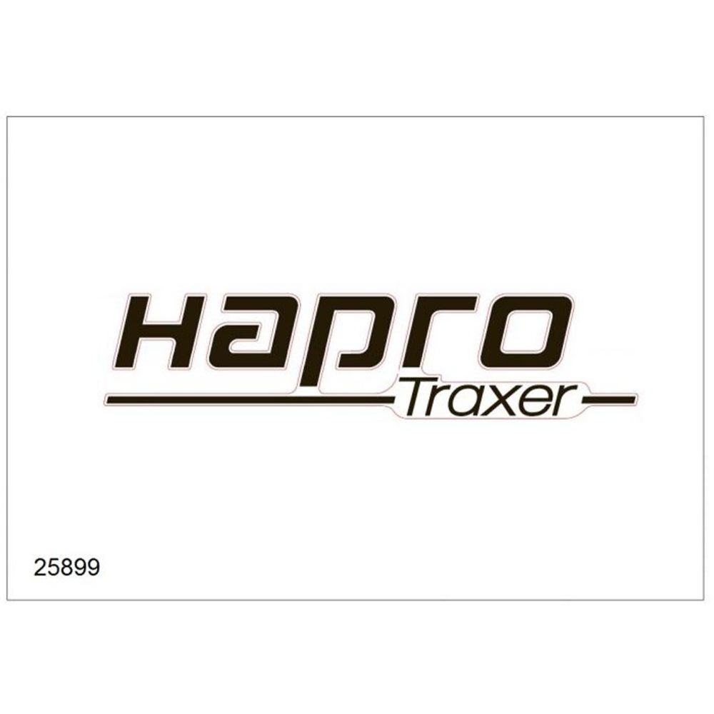 Hapro 25899 Traxer sidodekal svart (Titanium/Pure White)
