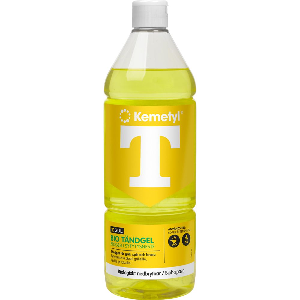Kemetyl T-Gul bio tändgel 1 L