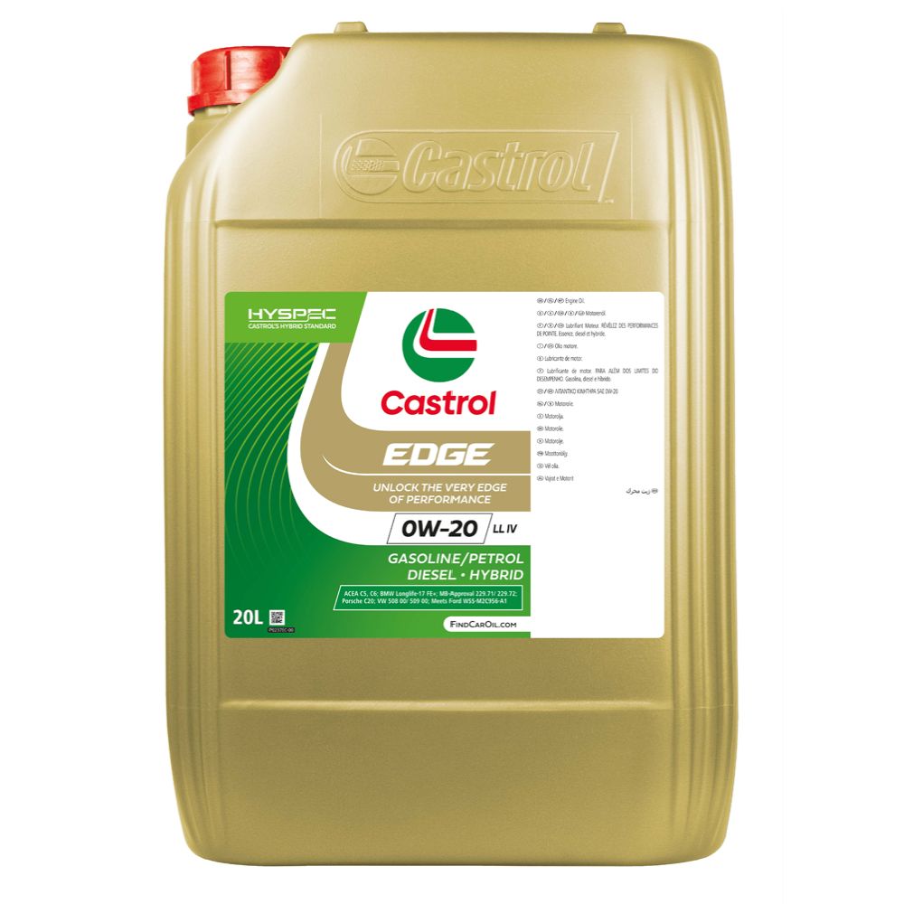 Castrol Edge FST-TI 0W-20 LL IV 20 l moottoriöljy