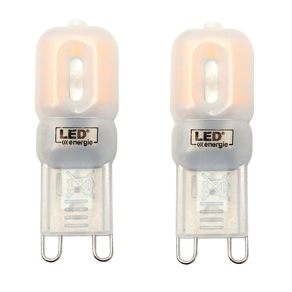LED-stiftlampa G9 2 W 3000K 170 lm 2 st.